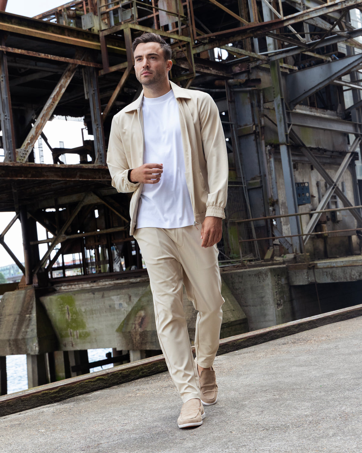 Beige Tech Suit