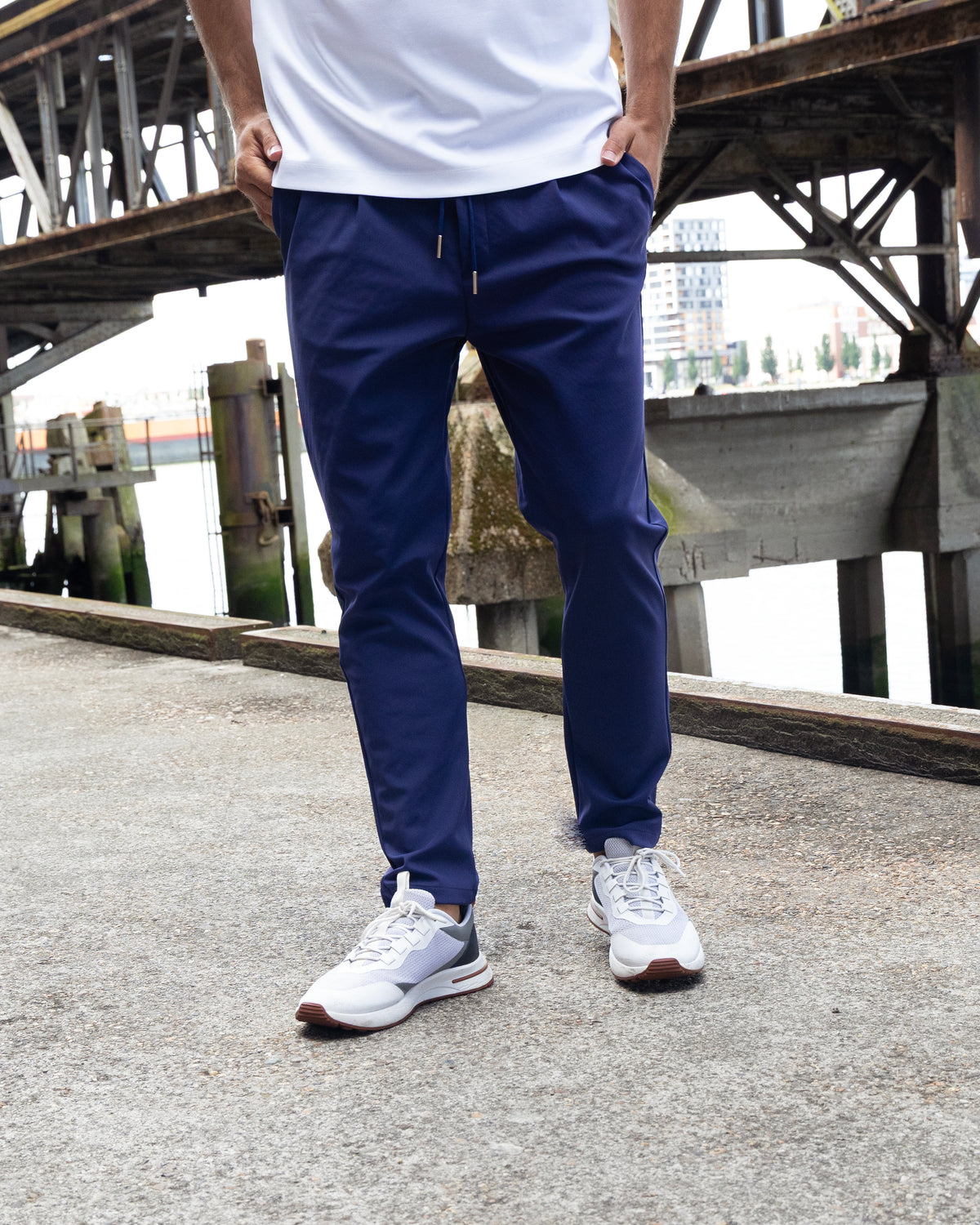 Navy Blue Smart Pants