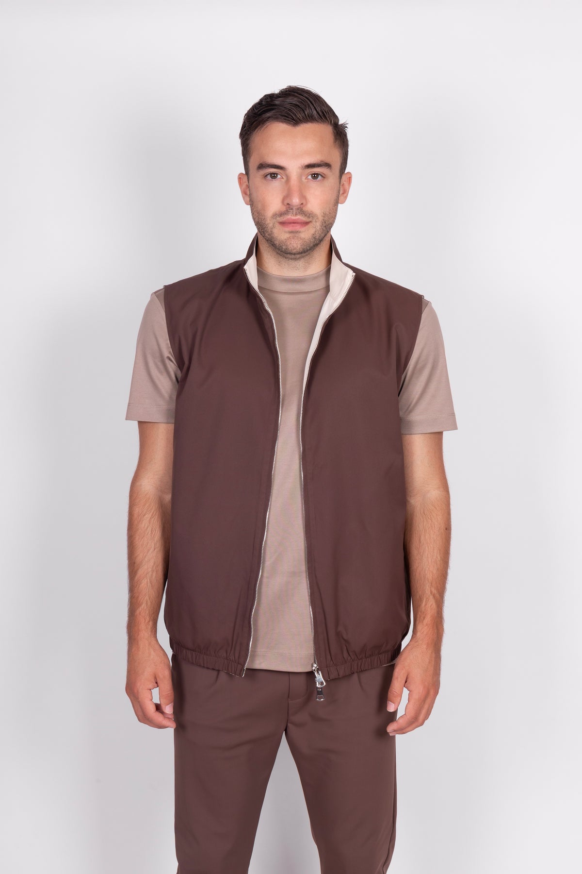 Brown Tech Gilet