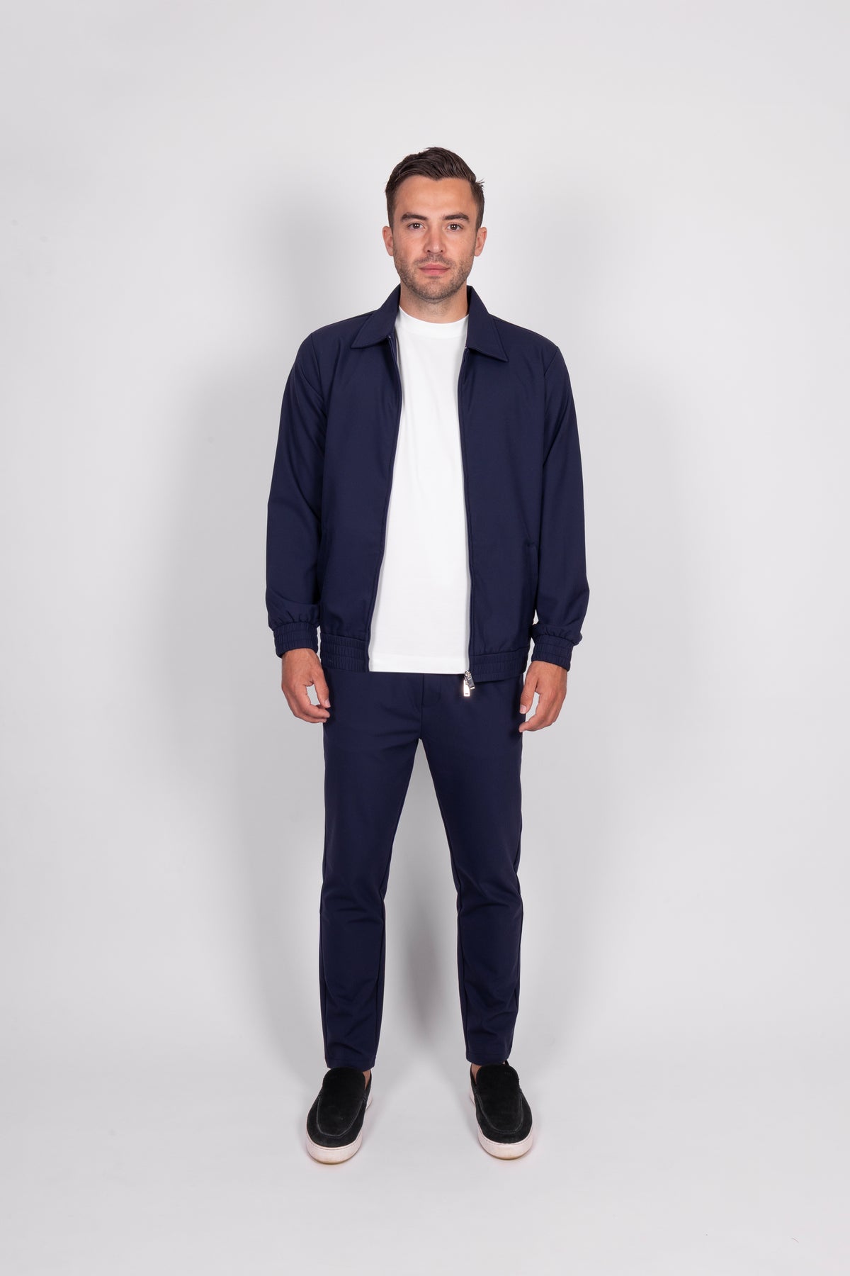 Navy Blue Tech Suit