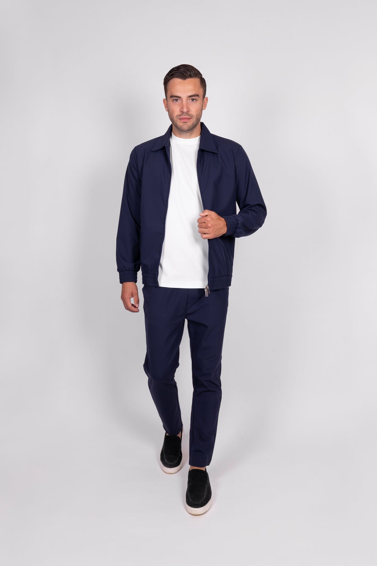 Navy Blue Tech Suit