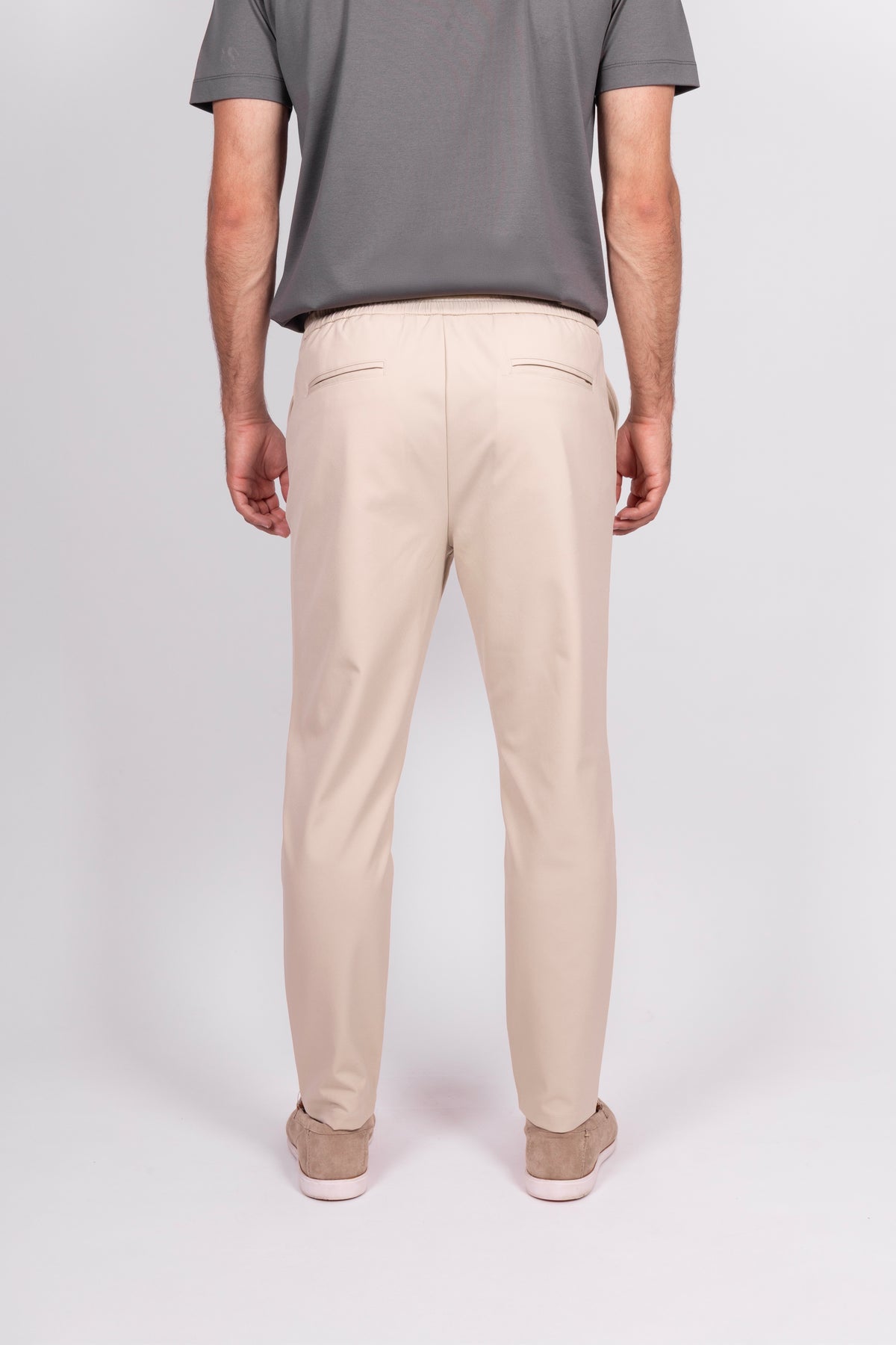 Beige Tech Pants